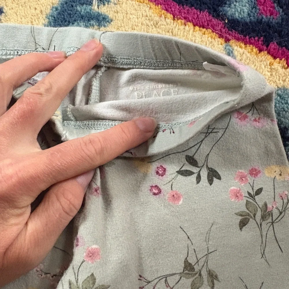 The Children's Place Floral print Leggings Pink, Lavender, bundle lot set 5T